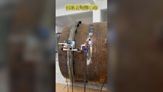 振動付き磁気パイプ溶接台車