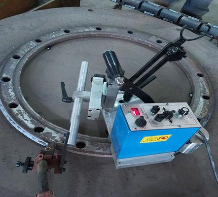 Flange To Plate MIG / MAG Welding Tractor Automatic Welding Carriage Tractor