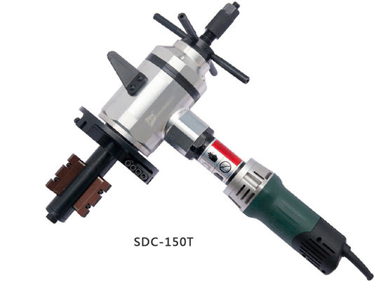 OD 40mm Pneumatic Pipe Beveling Machine Portable Manual Feed