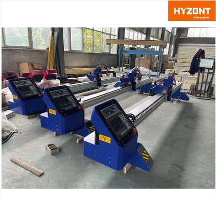 Plate Cutting Gantry Plasma Cnc Machine 2500x9000MM 6000mm/Min
